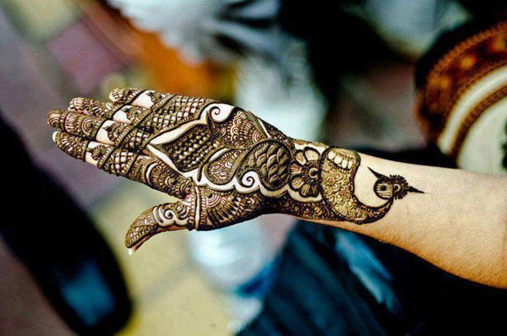 Eid Front Hand Arabic Easy Mehndi Design