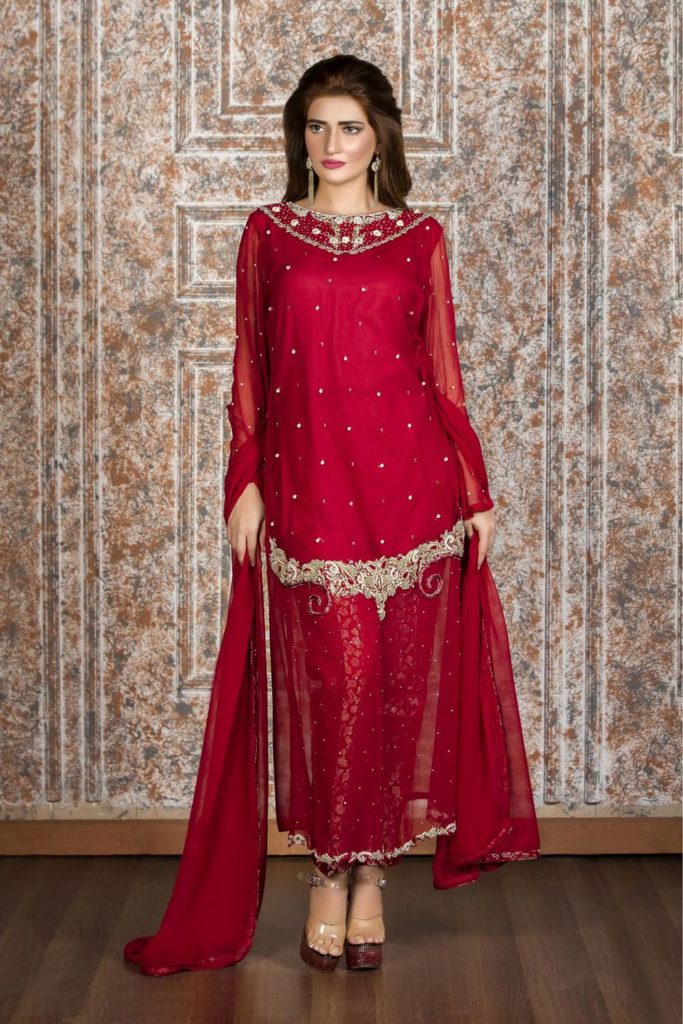 25 Latest Trends in Pakistani Party Dresses 2018 - Dresses - Crayon