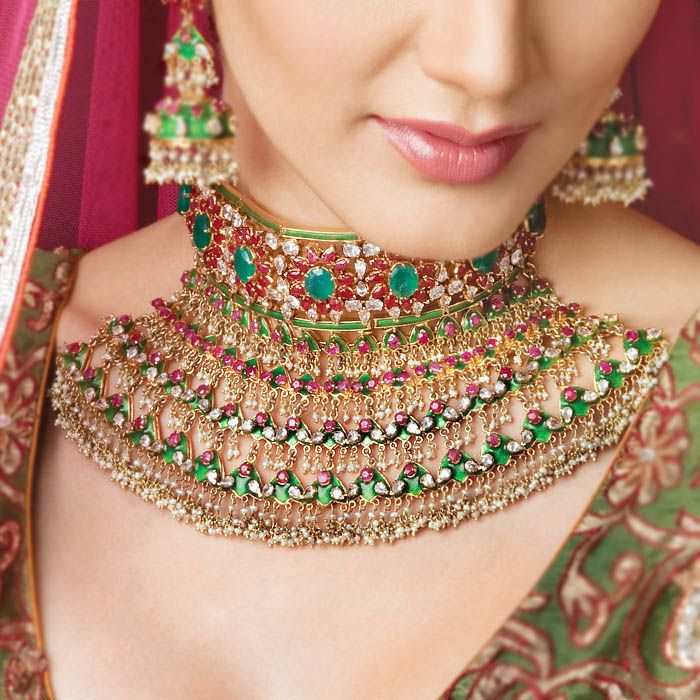 Kundan Handmade Eid Gift Jewelry Necklace Earrings Tikka Golden Pearls Indian Bridal Wedding Fashion Jewellery Engagement Style Set