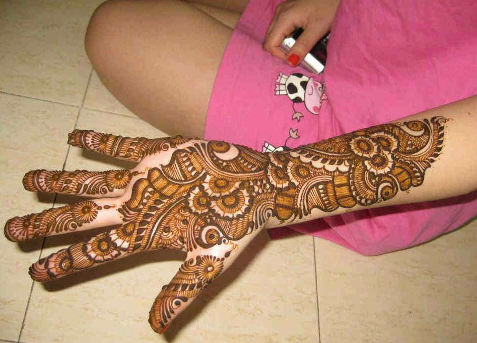 Henna Design For Wedding Simple