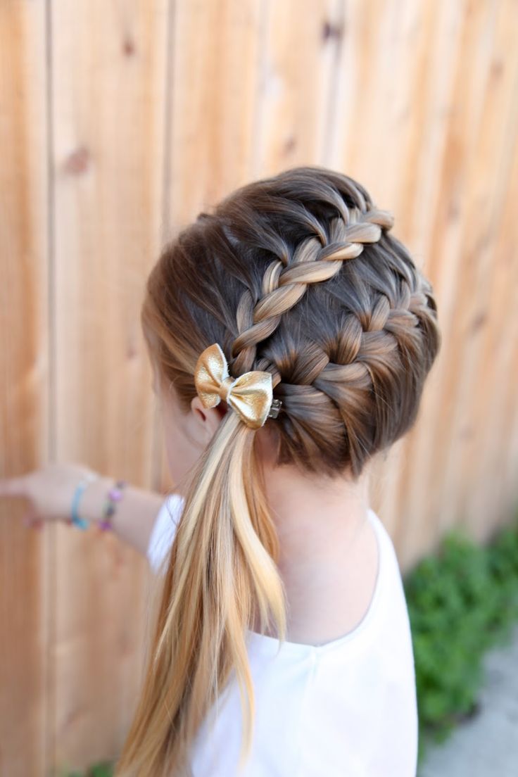 Easy Long Hairstyle For Little Girls 2018 Crayon