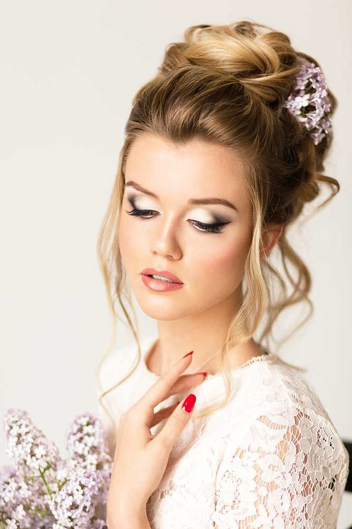 16 Hairstyles for long hair for wedding reception 