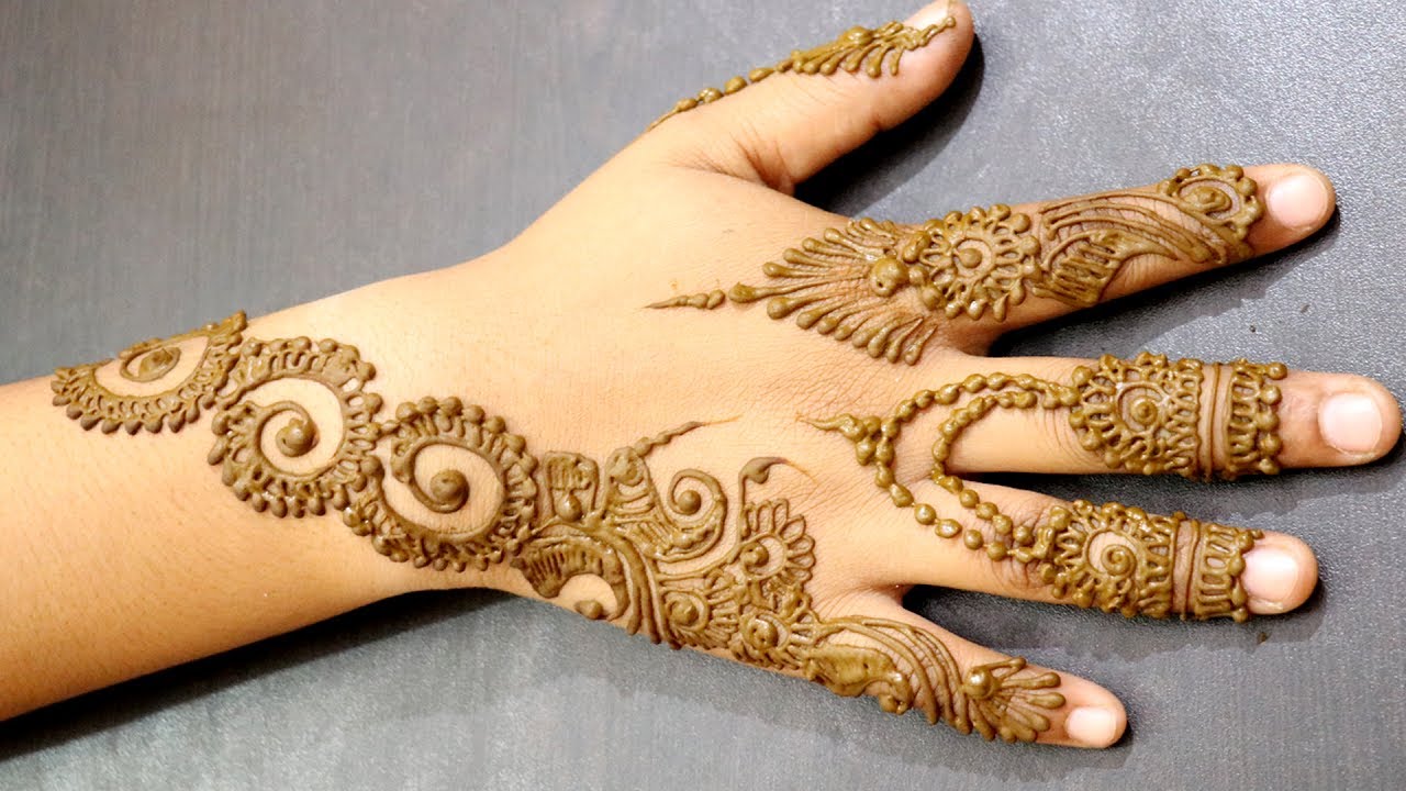 Back Side Mehndi Design Mescar Innovations2019 Org