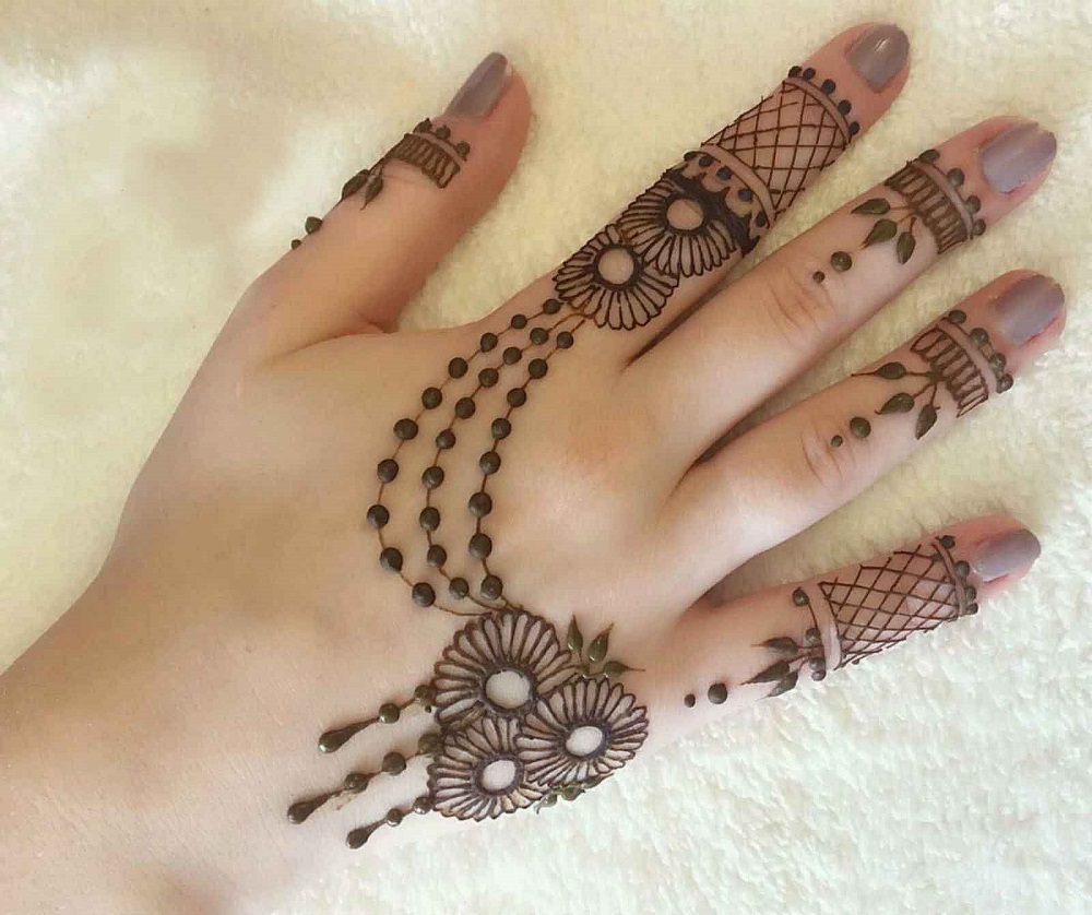 Easy Mehndi Design Short Henna For Wedding