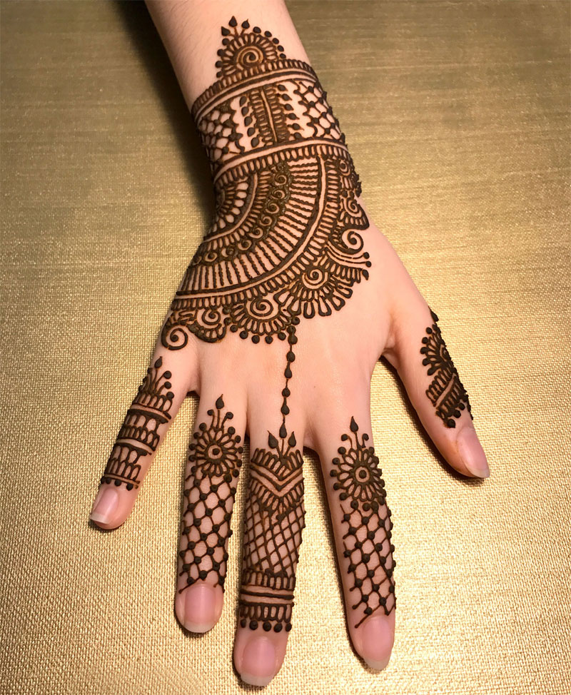 Finger Mehndi Designs for Girls – Ladies corner