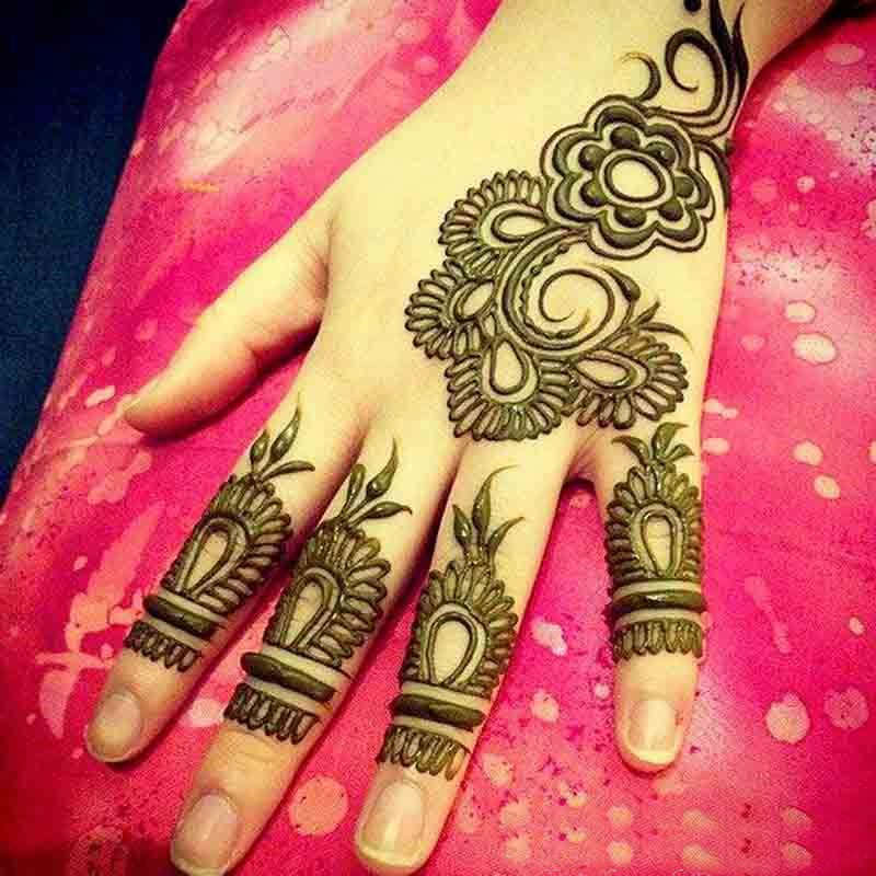 25 Latest Finger Mehndi Designs For 2018 Mehndi Crayon