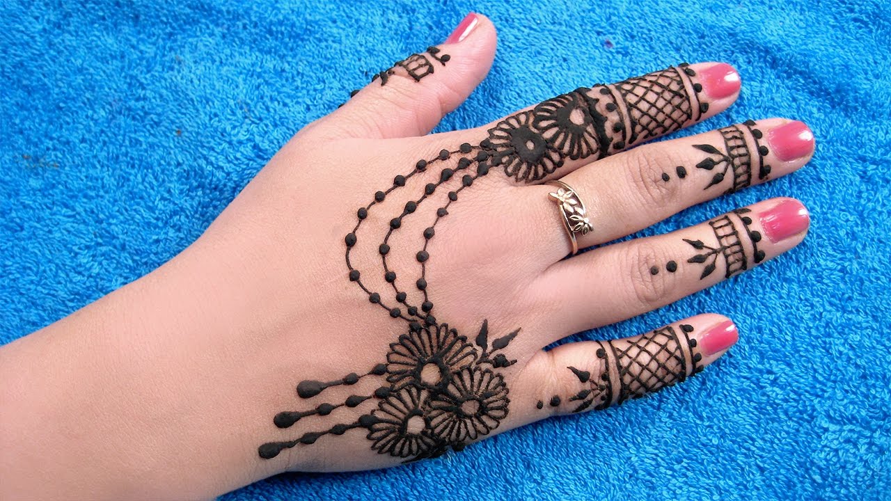 Simple Mehndi Designs Back Hands Best Design Idea