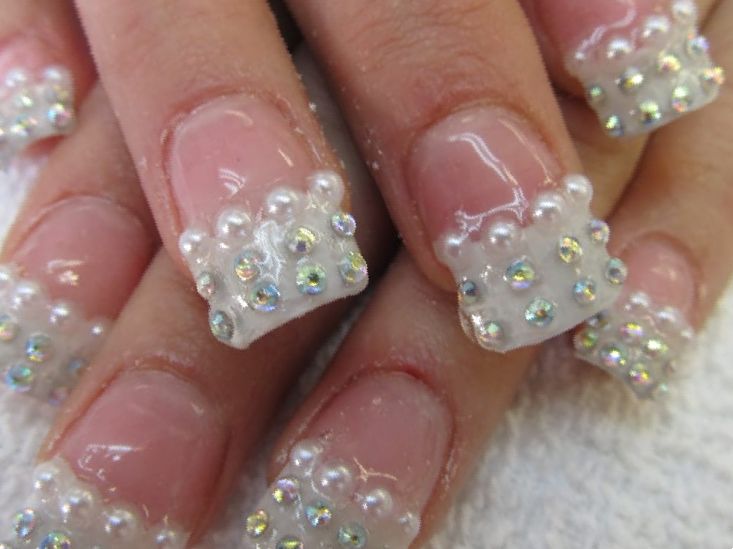 Big Rhinestone Nail Design Ideas - wide 7