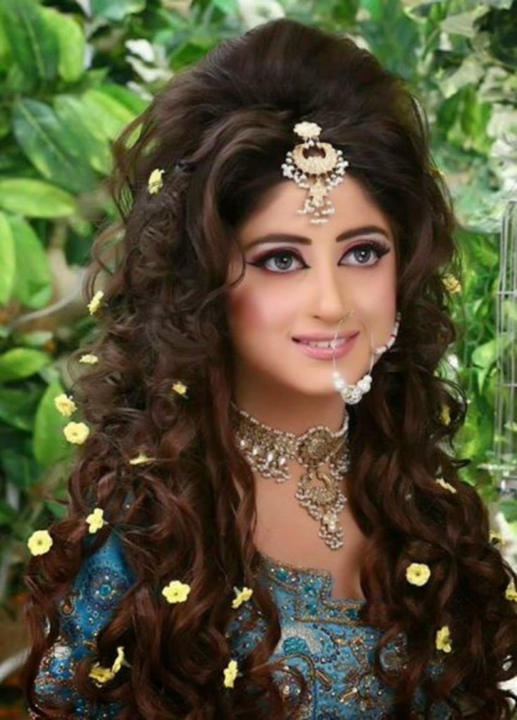 Sajal Ali In Wedding Dress Crayon