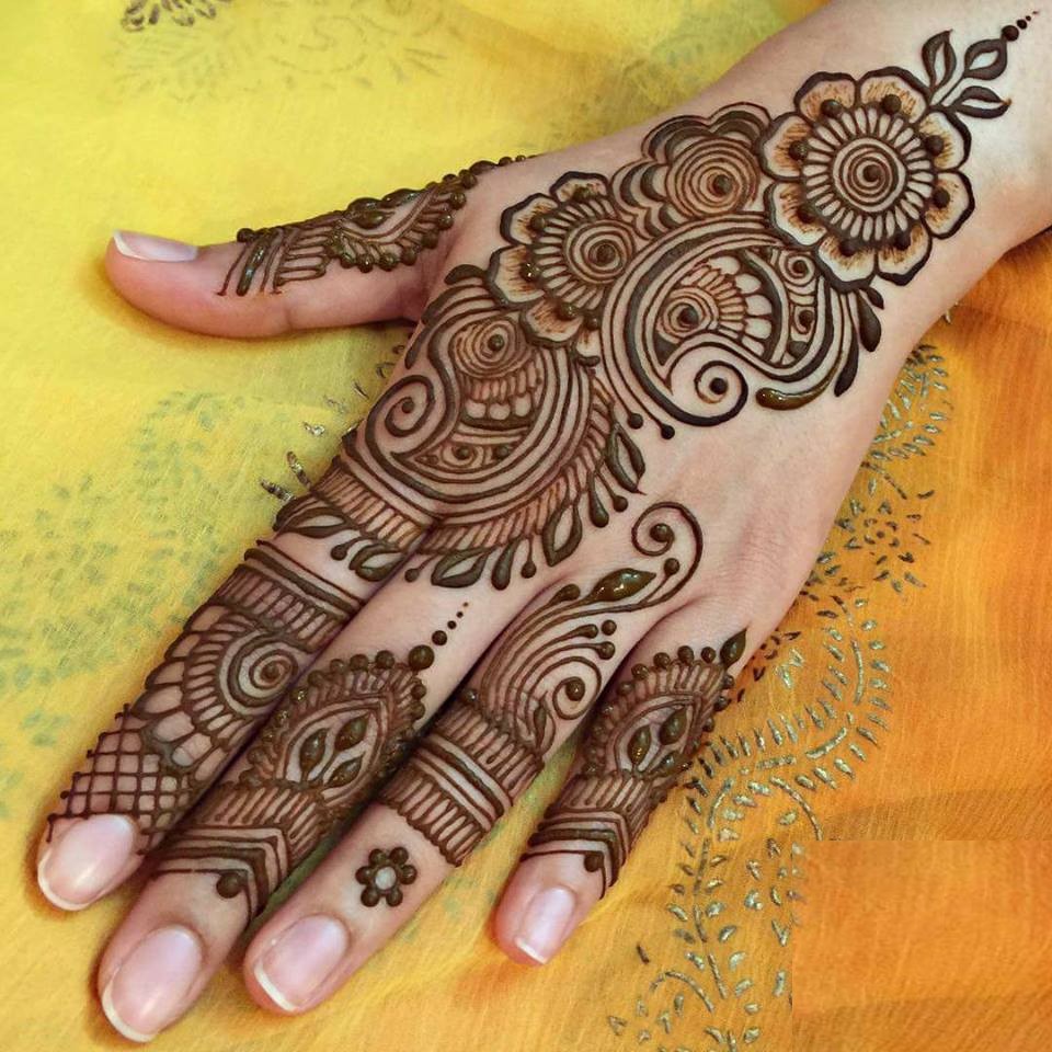 25 Beautiful Modern Mehndi  Designs  2019  Mehndi  Crayon