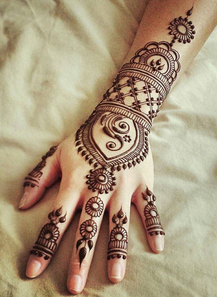 Elegant Mehndi Design Eid Ul Fitr - Crayon