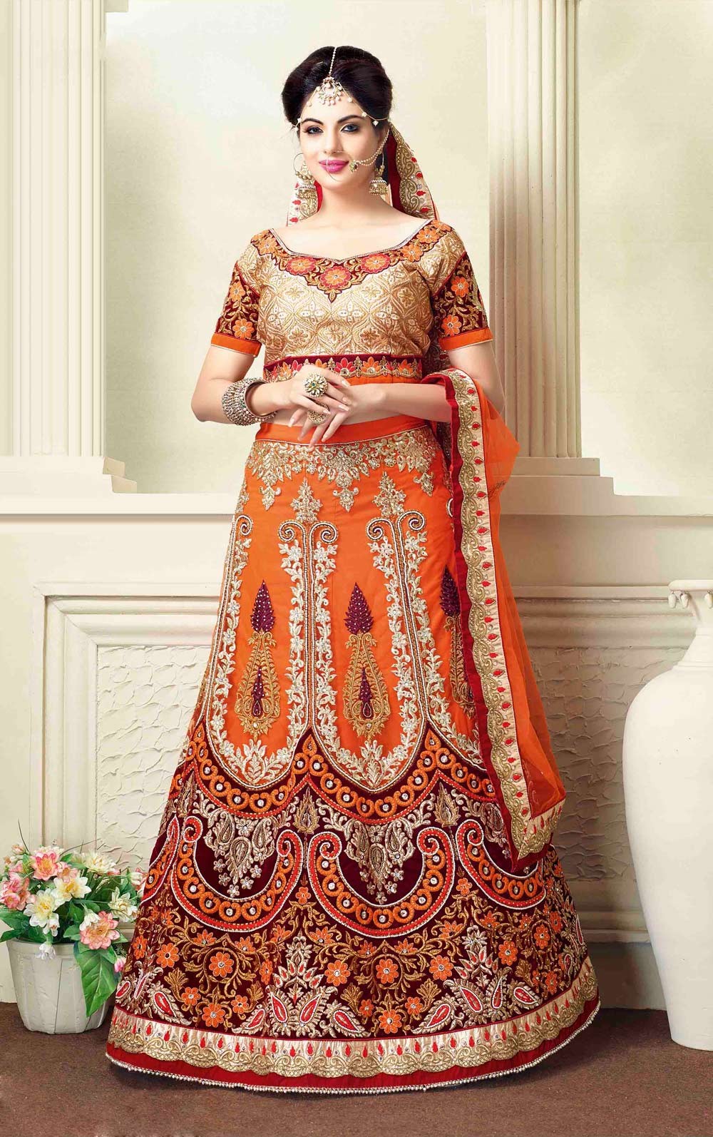 Details more than 140 pakistani lehenga choli designs super hot ...