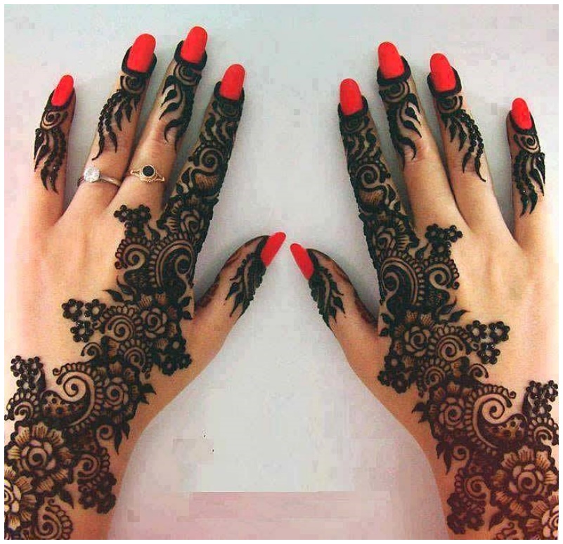 new look mehndi design for girls