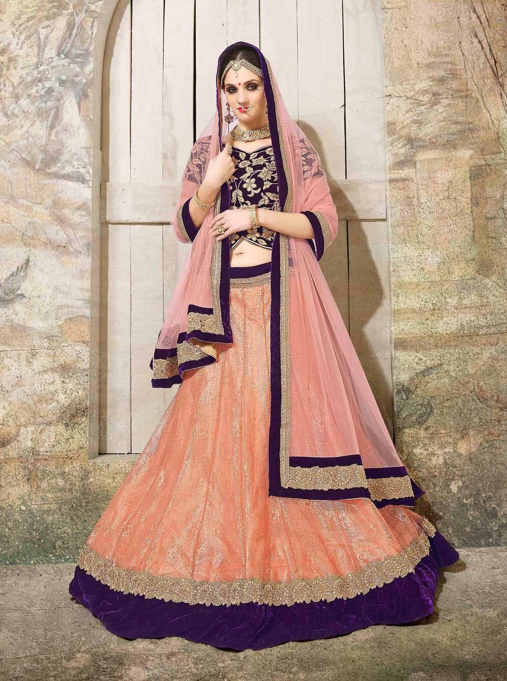 15 Latest Pakistani Bridal Lehenga Designs 2018 - Dresses - Crayon