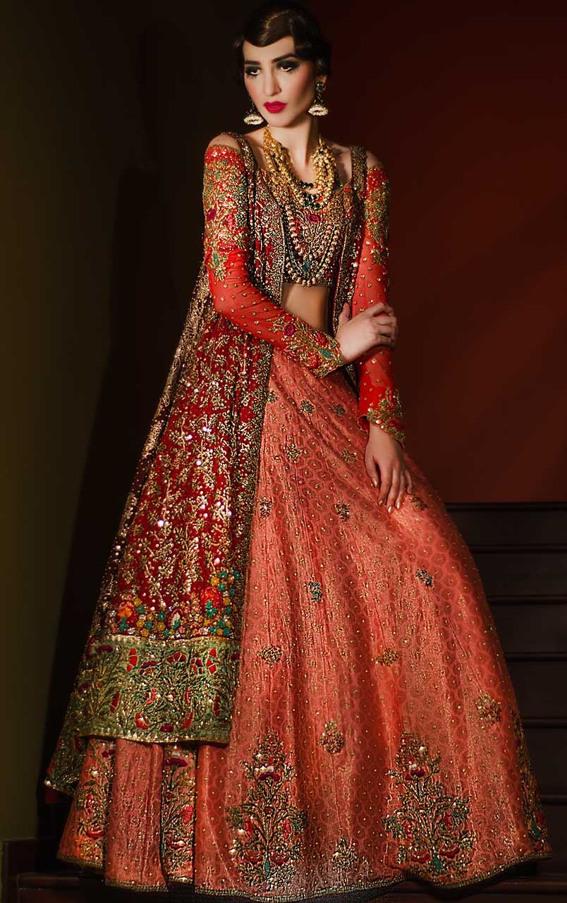 15 Latest Pakistani Bridal Lehenga Designs 2018 Dresses Crayon 4464