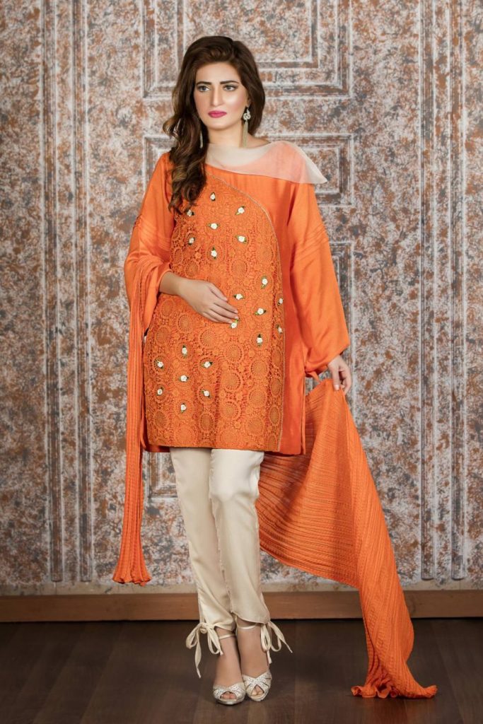 15 Pakistani Casual Dresses For Ladies - Dresses - Crayon