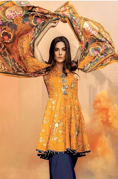 frock design lawn 2019