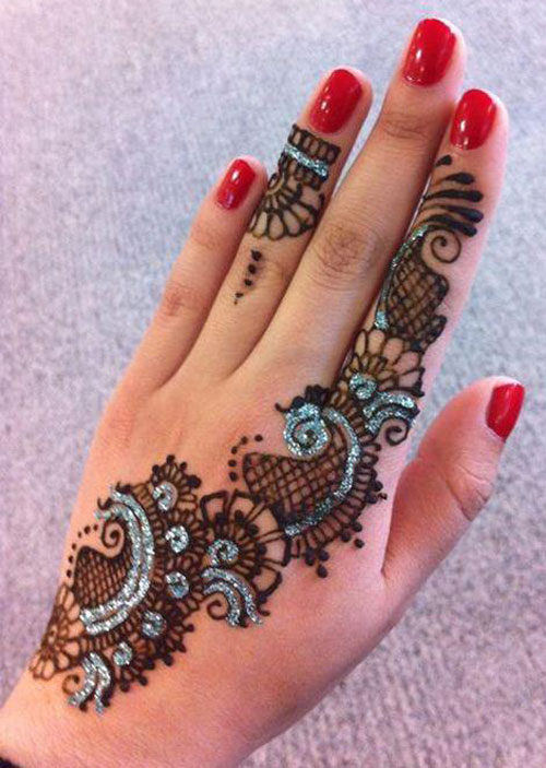 Brilliant Glitter Henna Designs Crayon