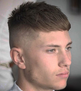 High Bald Fade with Cropped Fringe - Crayon