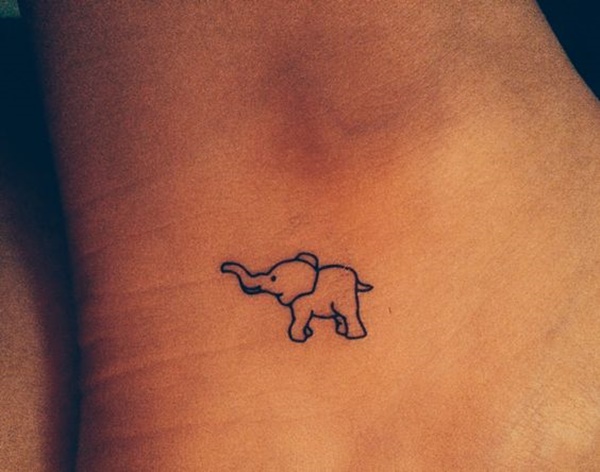 Simple Baby Elephant Tattoo - Tiny Elephant Tattoos - Elephant Tattoos -  Crayon