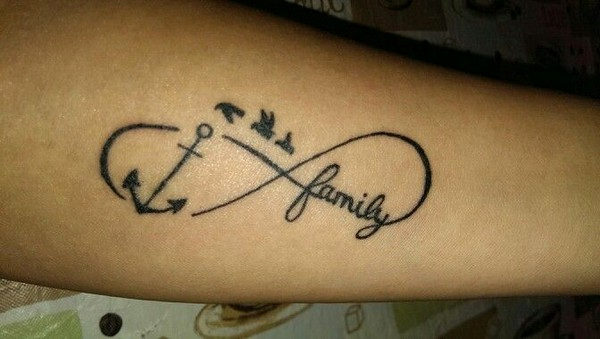Infinity tattoo bird tattoo family tattoo by Rtattoostudio on DeviantArt