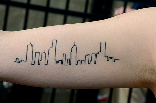 70 City Skyline Tattoo Designs For Men  Downtown Ink Ideas  Skyline tattoo  Tattoo designs men Tattoos