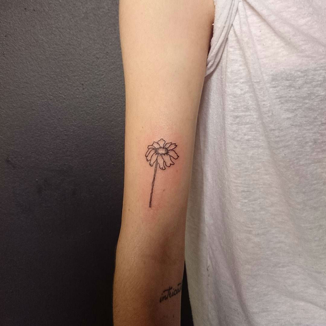 Cute Small Flower Tattoo for Arm - Small Meaningful Tattoos