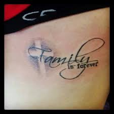 Family is forever Walk in scriptic fun tattoo tattoos   Flickr