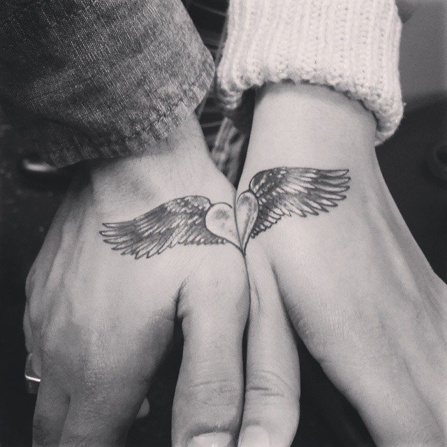 Matching Sleeves Couple Tattoo Design - Meaningful Couple Tattoos -  Meaningful Tattoos - Crayon