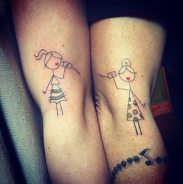 Mother Daughter Love Tattoo Design - Meaningful Family Tattoos - Meaningful  Tattoos - Crayon