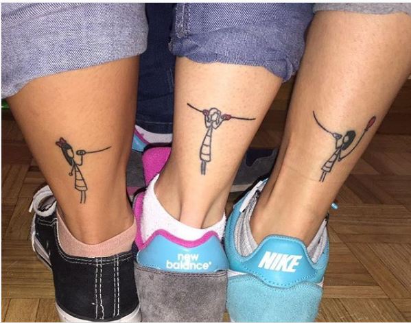32 Minimalist Tattoos For Families  Their Meaning