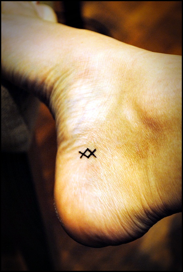 Small Tattoo on Ankle - Small Meaningful Tattoos - Meaningful Tattoos - Crayon
