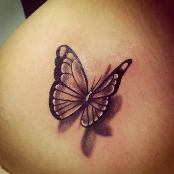 Download 3d Butterfly Tattoo Design Unique Butterfly Tattoos Butterfly Tattoos Crayon