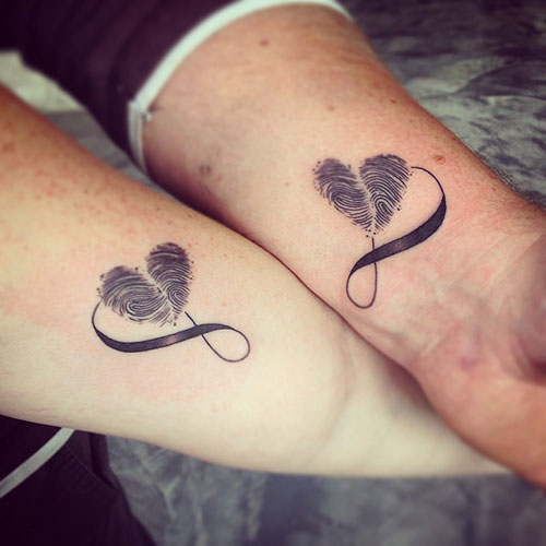 A Broken Heart Couple Tattoo Design - Meaningful Couple Tattoos -  Meaningful Tattoos - Crayon