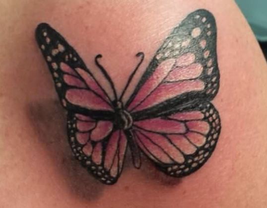 3D Monarch Butterfly Tattoo Designs - wide 5