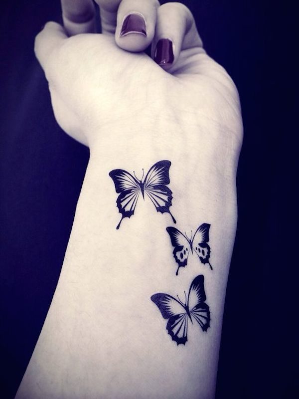 Epic Butterfly Tattoo Design - Unique Butterfly Tattoos - Butterfly Tattoos  - Crayon
