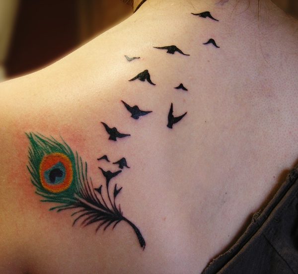 Best Small Peacock Tattoos Pictures - Crayon