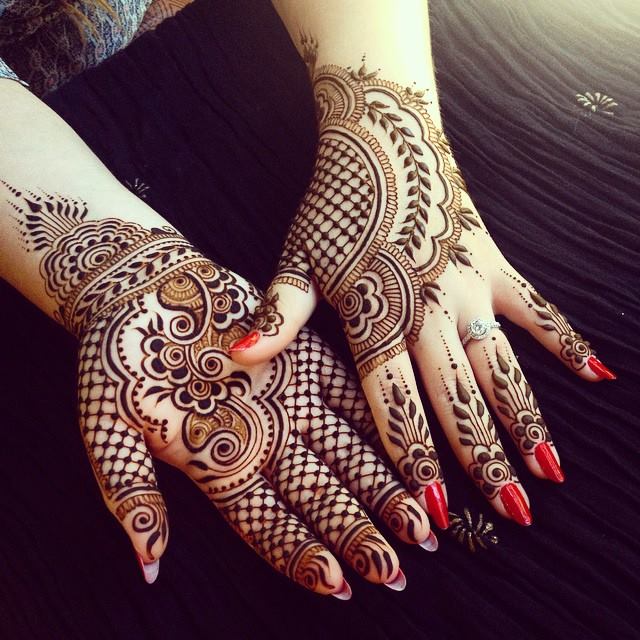 20 Simple Mehndi Designs for Engagement and Wedding - MissBonic | Beauty |  Makeup | Home Remedies