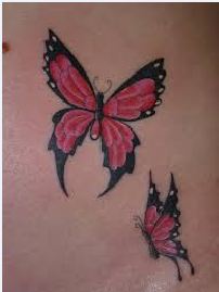 Staggering Mother daughter Butterfly Tattoo Design - Mother Daughter  Butterfly Tattoos - Butterfly Tattoos - Crayon