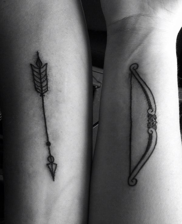 The Arrow Couple Tattoo Design Meaningful Couple Tattoos Meaningful Tattoos Crayon