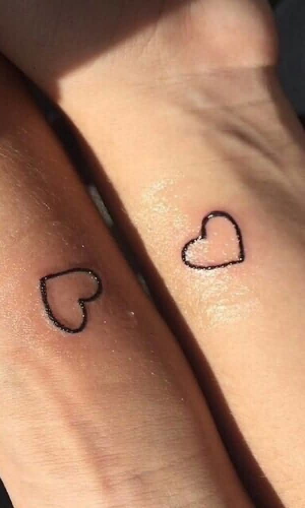 Tiny Hearts Couple Tattoo Design - Meaningful Couple Tattoos - Meaningful  Tattoos - Crayon