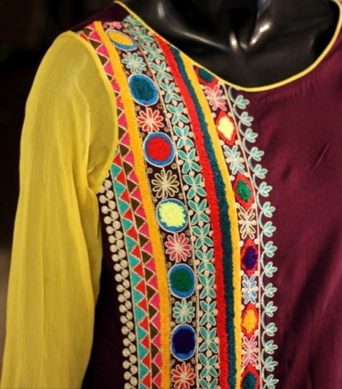 Sindhi embroidery hotsell salwar kameez design