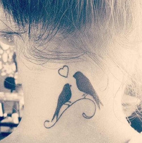 Two Love Birds Tattoo