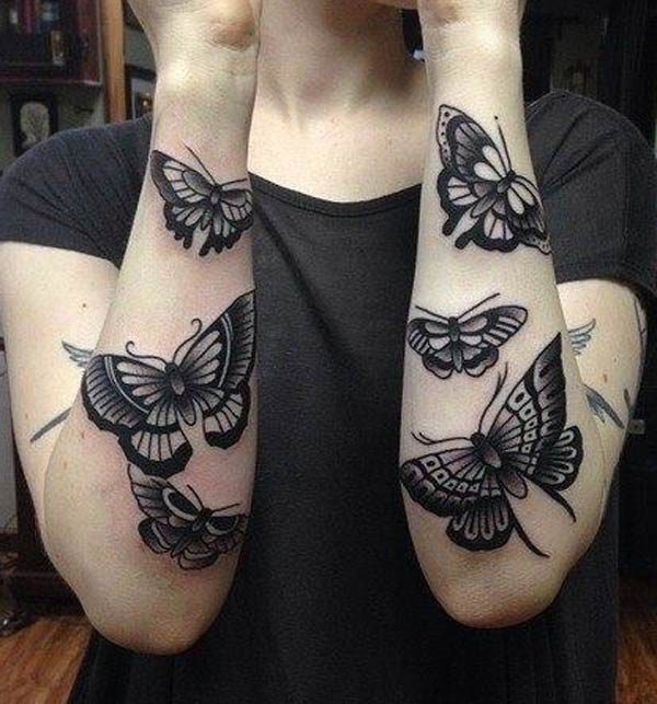Butterfly Arm Men Tattoo Design - Butterfly Tattoos For Men - Butterfly  Tattoos - Crayon