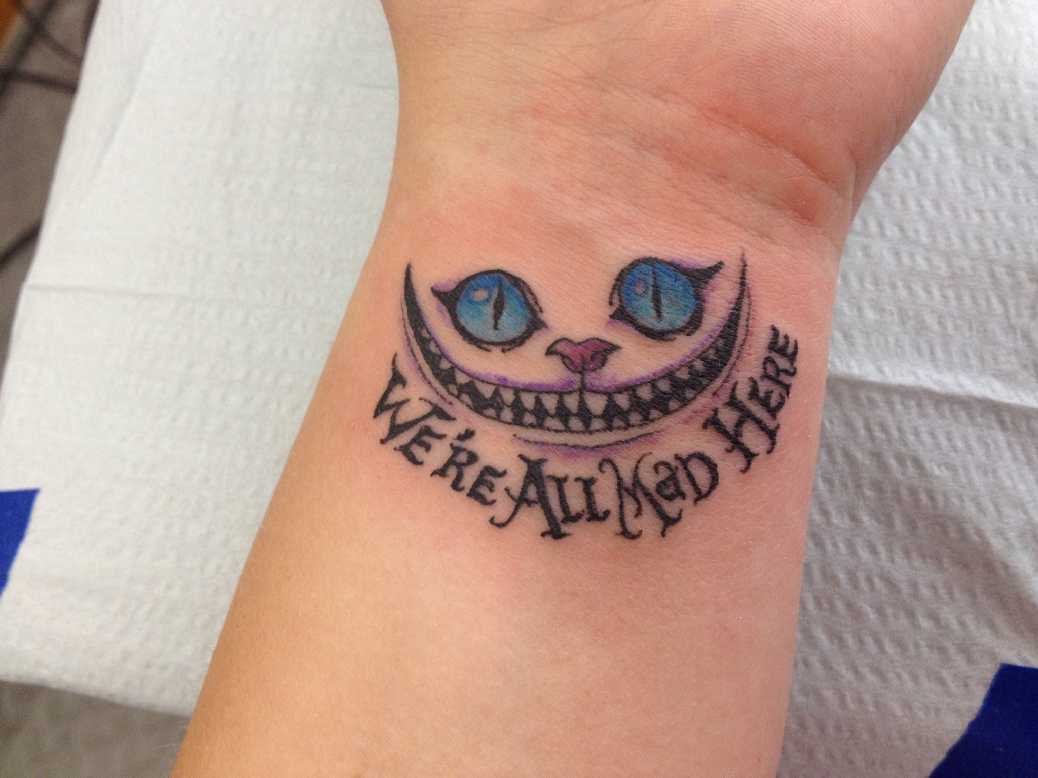 Immaculate Concept Tattoo  Just a little Cheshire cat cuteness from  caltattoo ictattoos immaculateconcepttattoos yyc yyctattoo yyctattoos  blackandgreytattoo realism aliceinwonderland medtatteliteartist  medtatt disneytattoo  Facebook