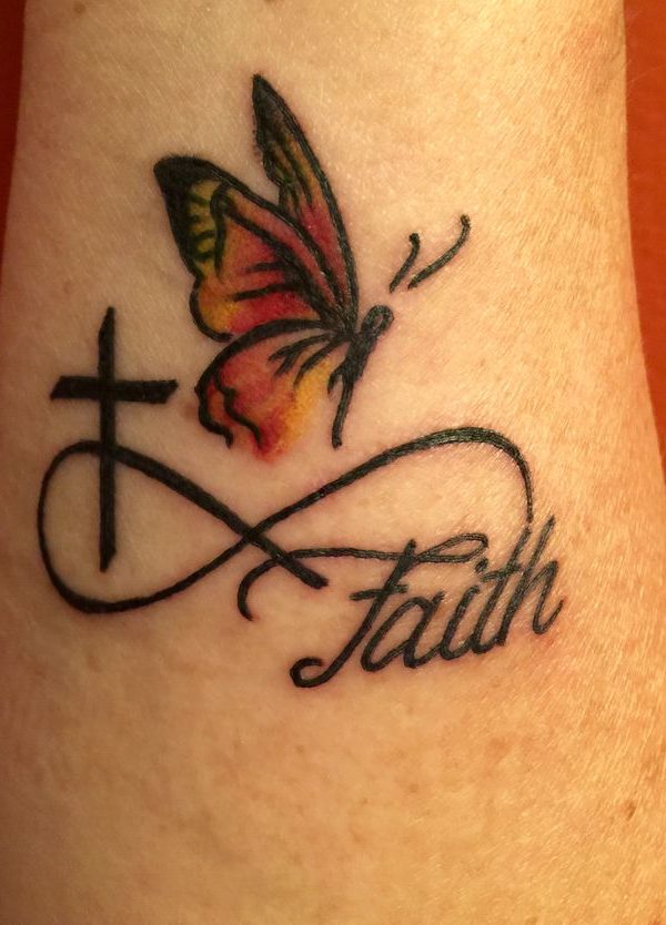 Fantastic Cross Tattoos Butterfly Tattoo Design - Butterfly Cross