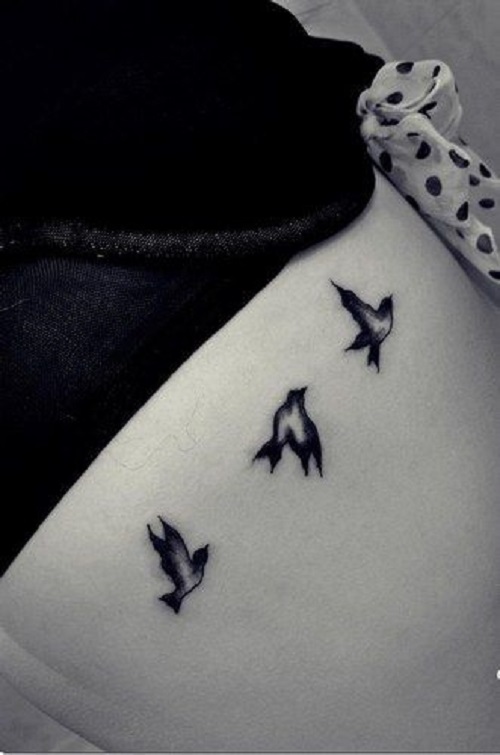 Meaningful Birds Tattoo Design - Easy Bird Tattoos - Easy Tattoos - Crayon