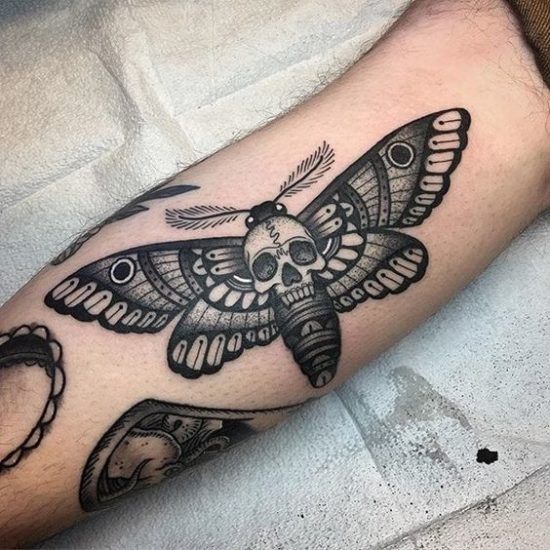 Men Butterfly Tattoo Design on Hand - Butterfly Tattoos For Men