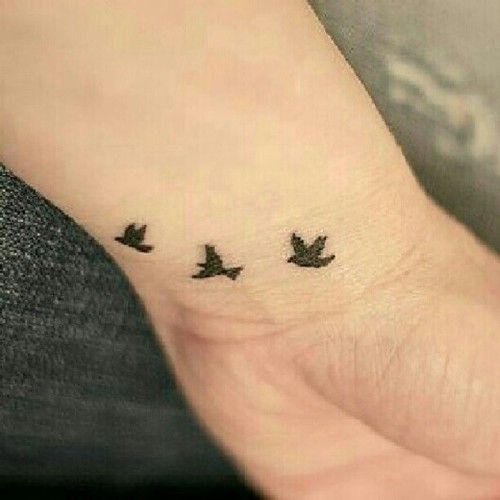 61 Great and Amazing Tattoos of Adorable Birds For Wrist  Psycho Tats