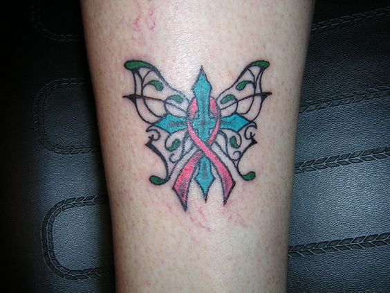 Butterfly Cross Wrist Tattoo - wide 5